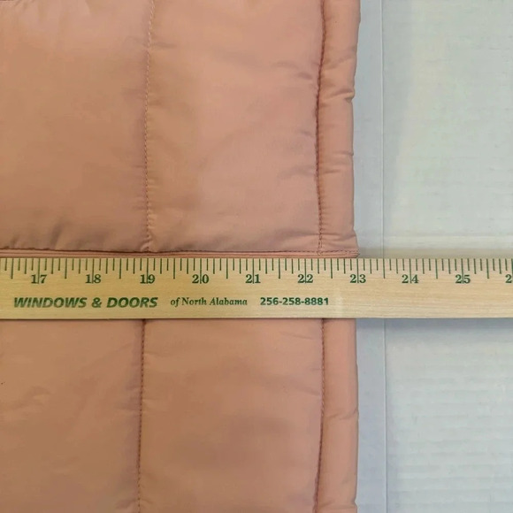 Calvin Klein Puffer Vest Performance Women’s Pink & Black Zip Up Jacket - Picture 8 of 9